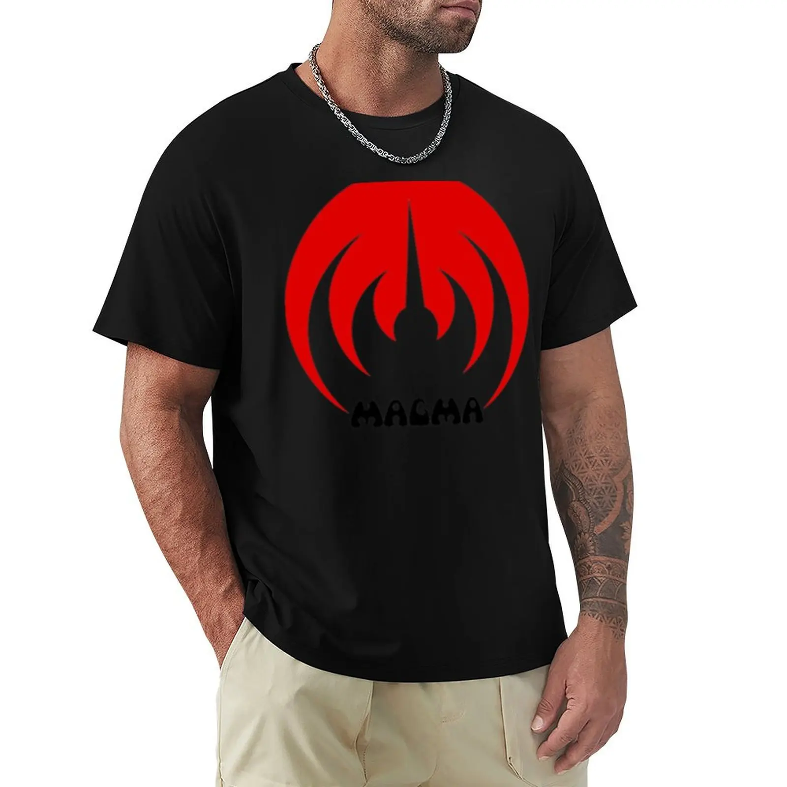 BEST SELLER - Magma Merchandise T-Shirt Minimalist Plain Crew Neck T-Shirt