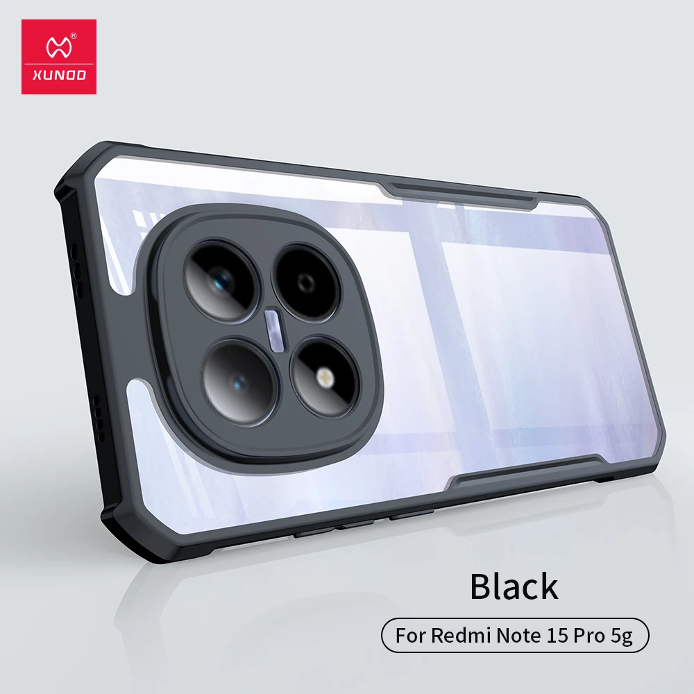Xundd Hülle für Xiaomi Redmi Note 15 Pro Plus Hülle für Note 15 Pro/Note 15 4G 5G Airbag stoßfeste Shell Fund Back Clear Cover – Detail 2