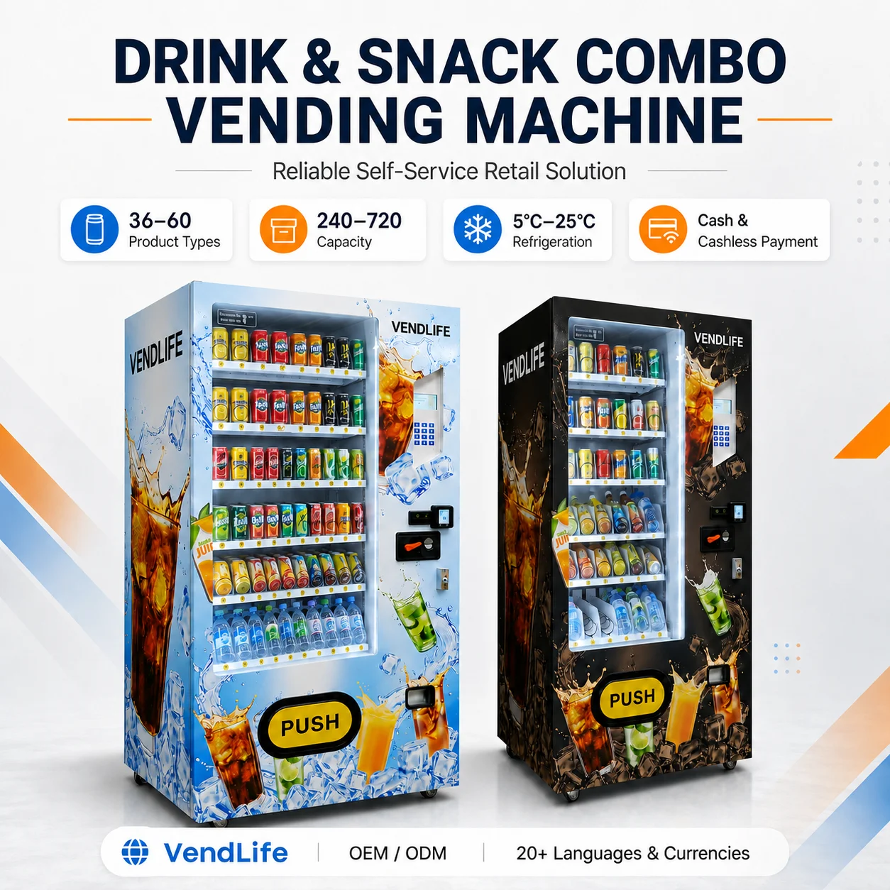 ماكينة بيع ذاتية الخدمة رفيعة  - مراجعة Food Energy Snacks وسعره