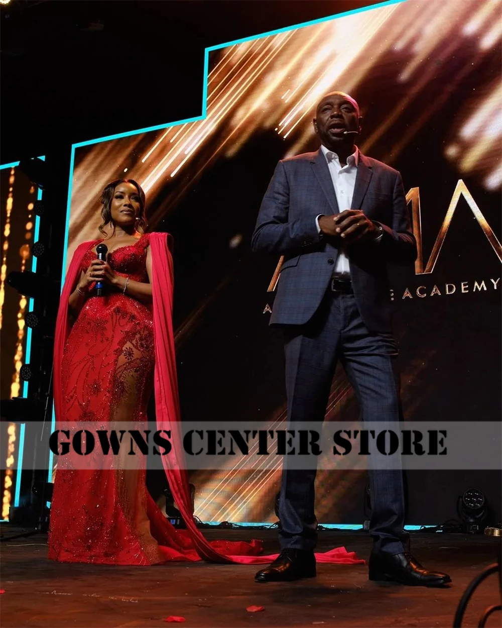 Robe de Soirée Élégante avec Perles Rouges pour Femme Tenue Africaine Personnalisée, Aso Ebi, 2025