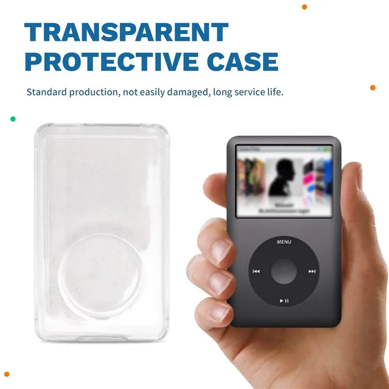 For Ipod Classic Crystal Clear Hard Cover Case Thin Version 120GB 160GB 80GB Protector