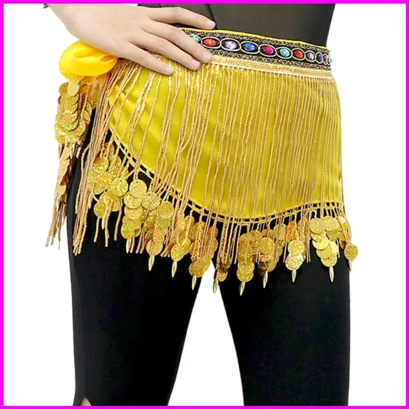 Écharpe hanche danse du ventre, Costume d'halloween, tenue Festival Raves, jupe portefeuille à paillettes, Mini jupe