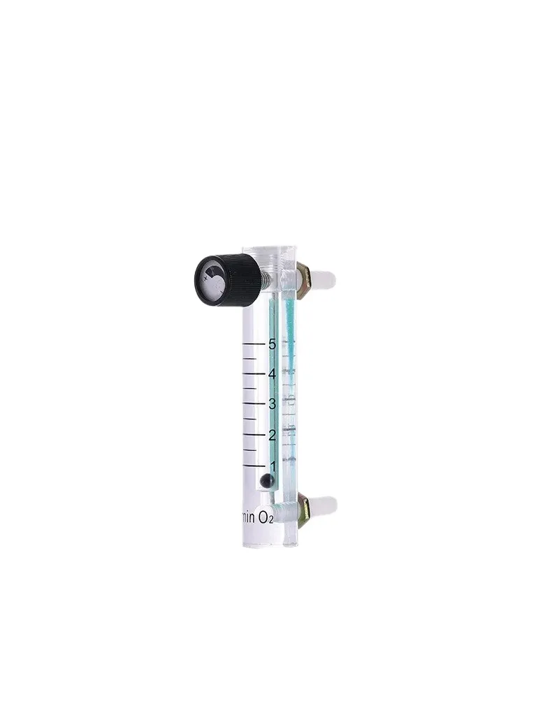 O2 Oxigen Gas Meter Flow Device Switch 0.1-1.5L/minAir Oxygen Gas Flow Meter Flowmeter Caudalimetro Counter Flow Indicator