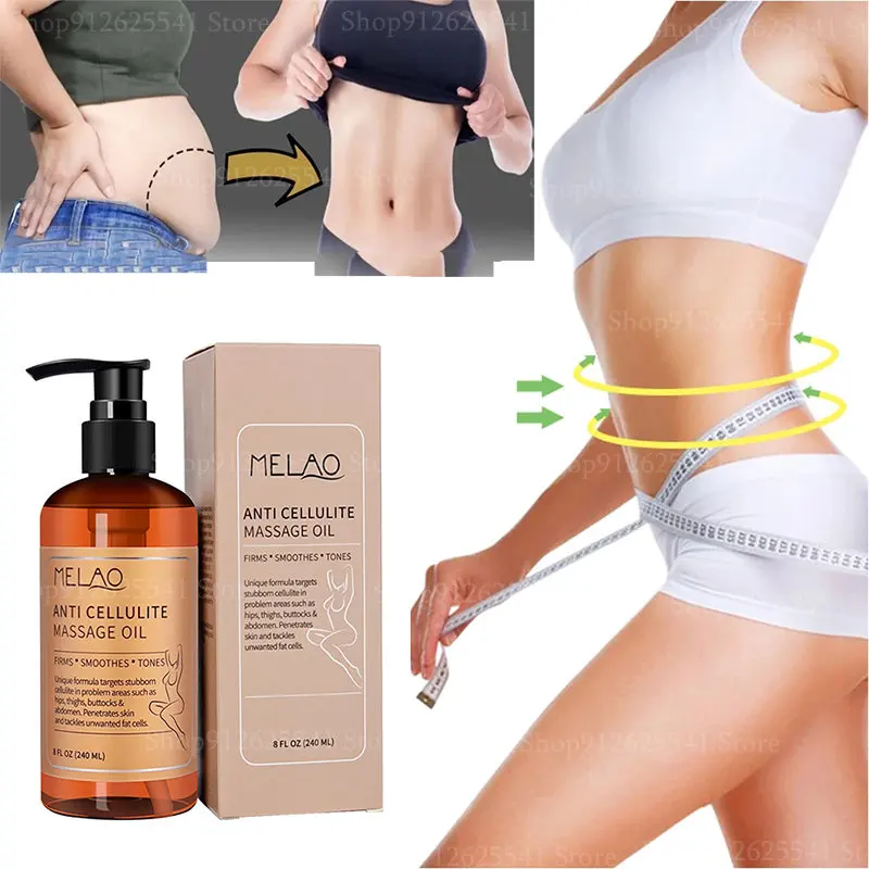 

240ml Anti Cellulite Massage Oil Fast Lose Weight Fat BurnThin Leg Waist Slim Massage Oil Lubricate Soothe Moisturize Skin