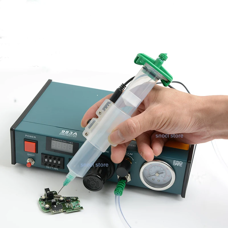 Distributeur d'adhésif de colle, Tube d'air 3CC 5CC 10CC 30CC 55CC, adaptateur de connecteur de seringues pour diverses spécifications industrielles