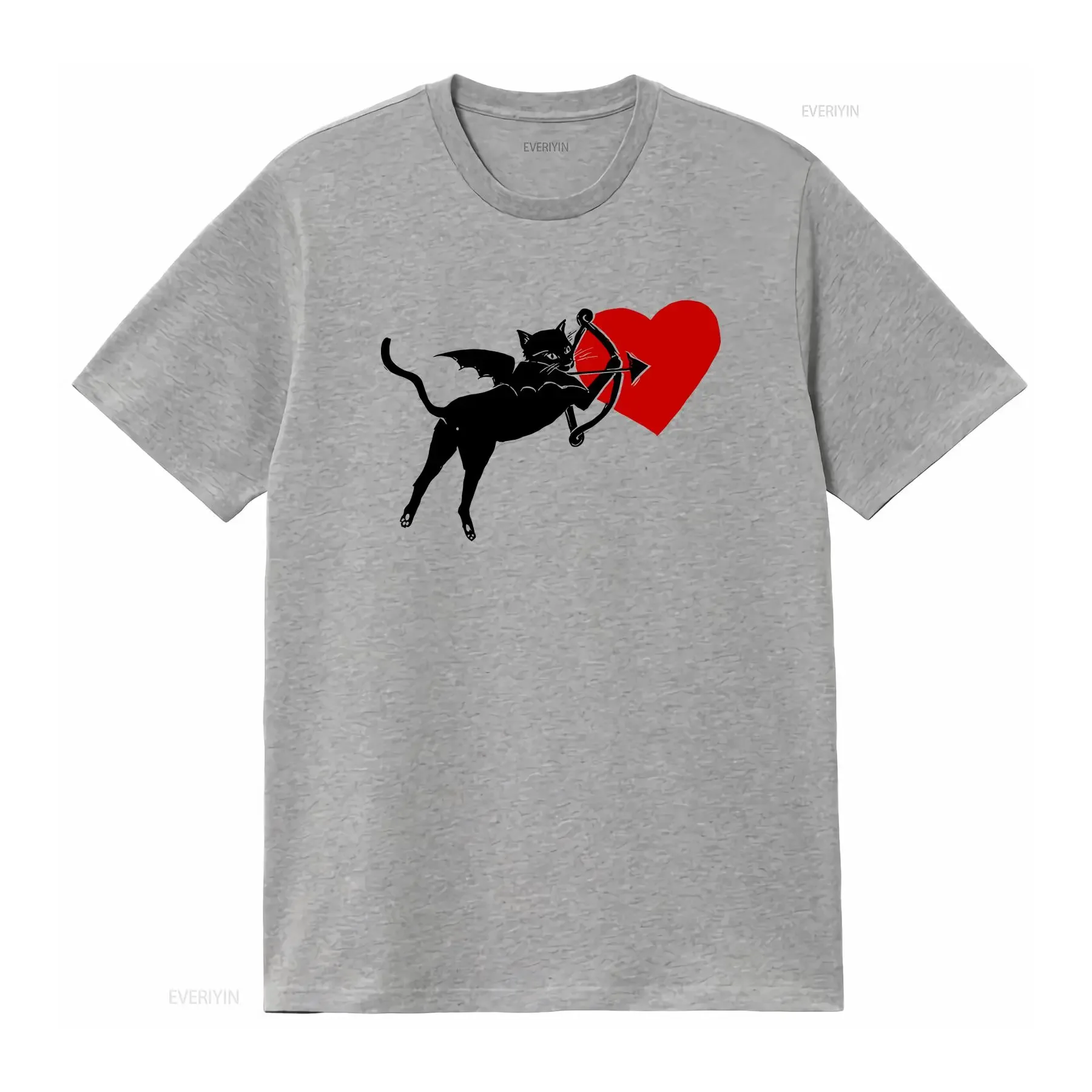 عيد الحب الخفافيش القط إيروس اليونانية القديمة إله الحب أفضل بائع تي شيرت الموسيقى الرجعية كول 8667 خمر غسلها للجنسين أوم