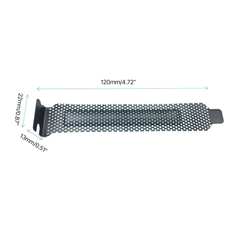 F3KE สล็อต PCI ครอบคลุมเหล็กแข็งสล็อต PCI ฝาครอบคอมพิวเตอร์ขยายแผ่นเปล่า