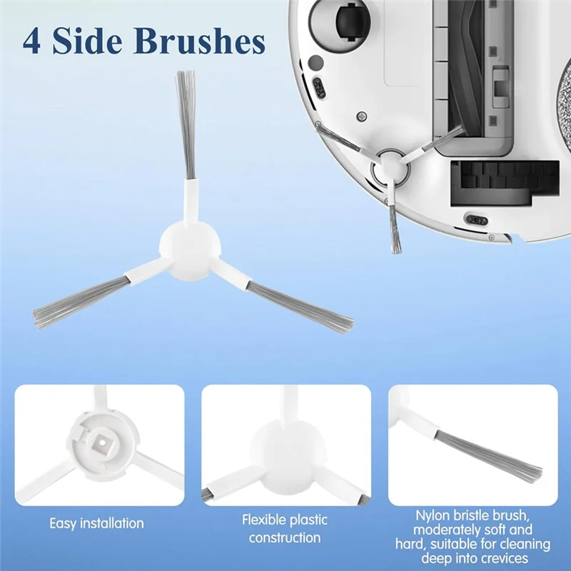 Vendita estiva per Dreame L10S / L10 Ultra Robot aspirapolvere Spazzola laterale principale Mop Panno Pad Filtro HEPA Sacchetti per la polvere Accessori