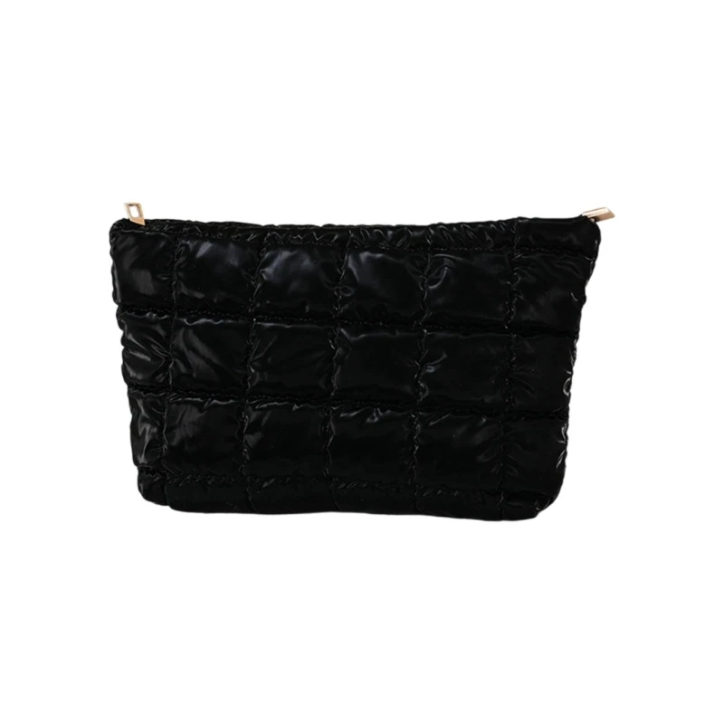 

Diamonds Embossing Makeup Pouches Portable Cosmetic Organizers With Spacious Compartment Unique Accessory Various Color