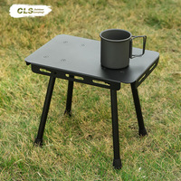 CLS Outdoor Camping Mini Folding Tactical Aluminum Alloy Table Small Coffee Portable Folding Chair Fishing Maza Small Bench
