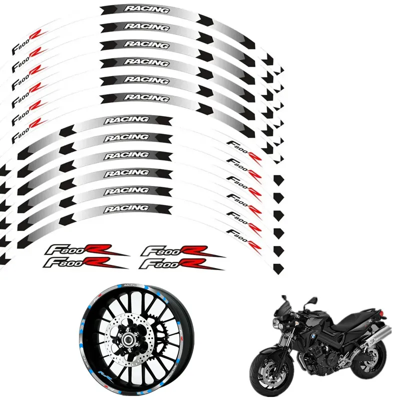 For BMW F800R F800 R Motorcycle Parts Contour Wheel Decoration Decal Sticker - A