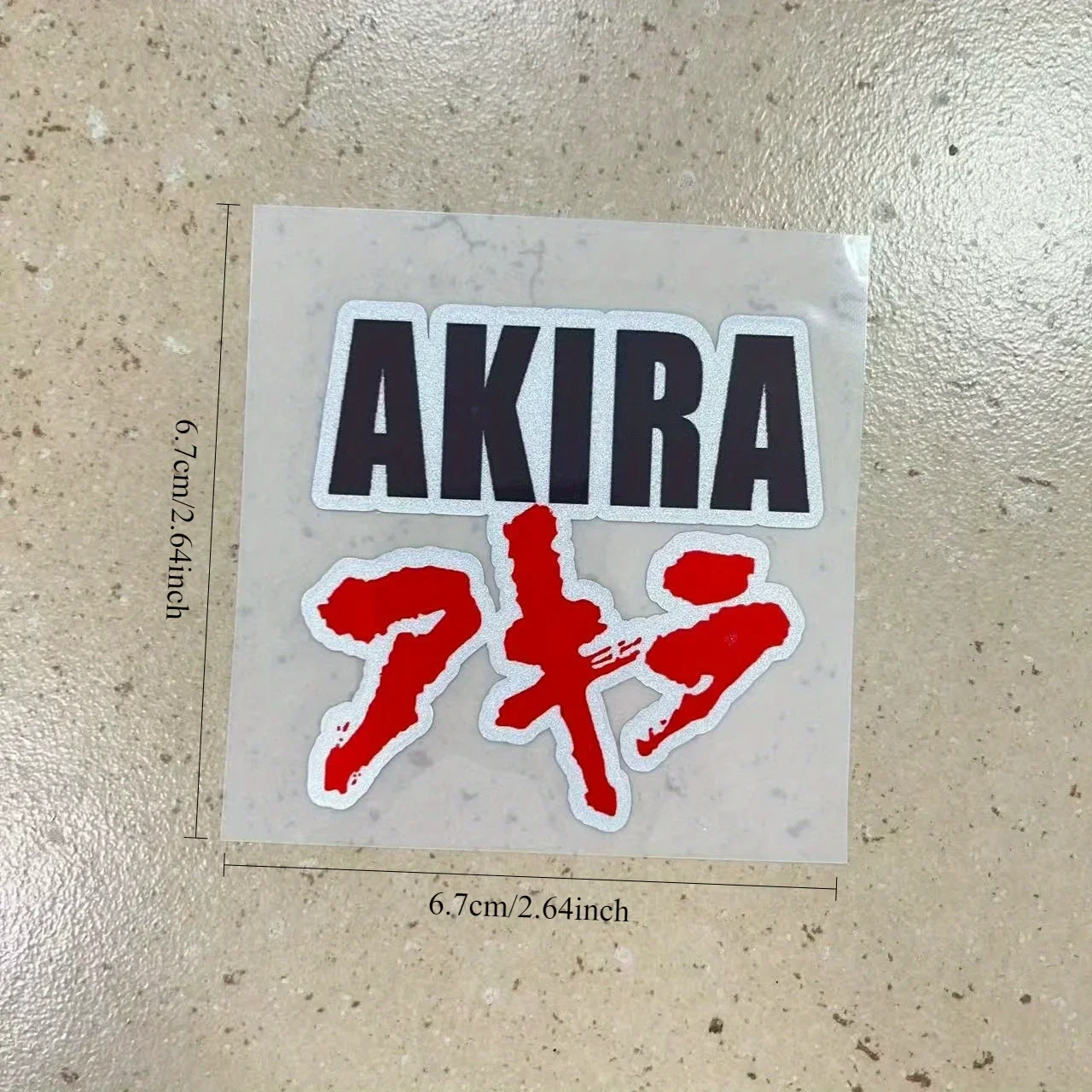 

4 шт./компл. набор наклеек с логотипом Akira для ноутбука, телефона, чехол для аниме, подарочная наклейка для энтузиастов