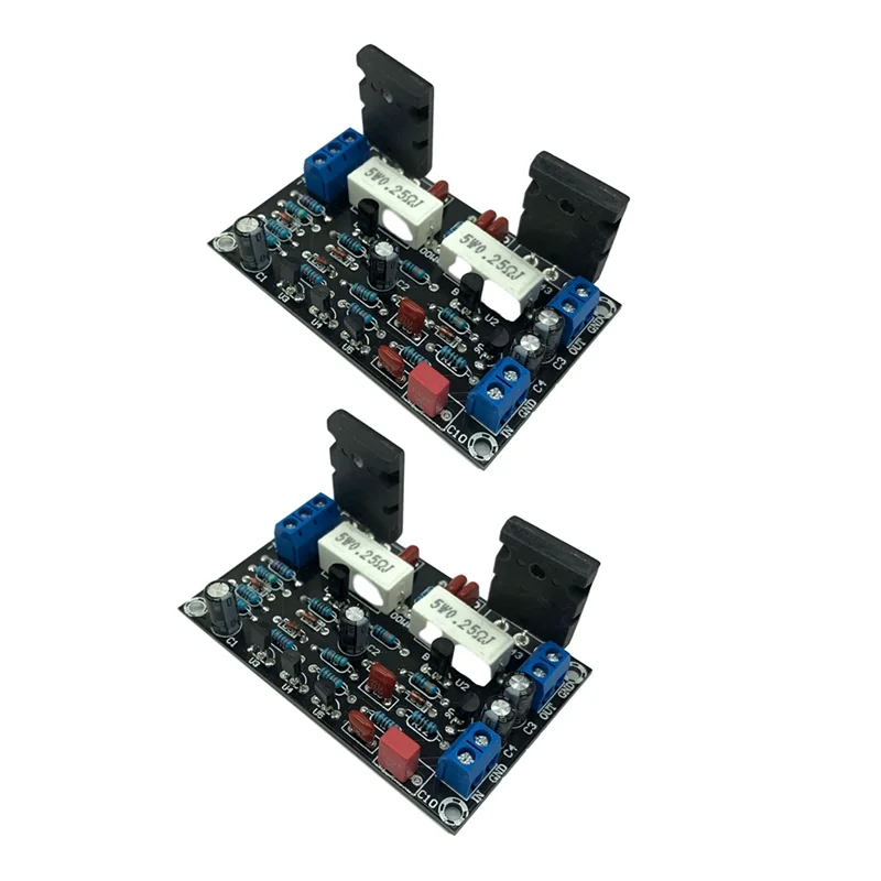 J1UL1N 2Pcs Mono Board Power Amplifier Board For 2SC5200 + 2SA1943 High Power