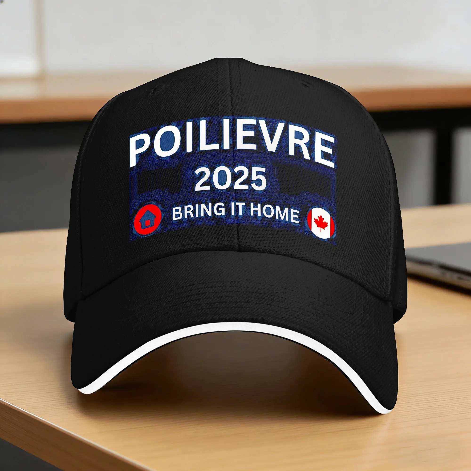 Pierre Poilievre Flag Bring It Home Sun Baseball Cap Summer Unisex Men  Custom Logo Trucker Hat Outdoor Sport Baseball Caps