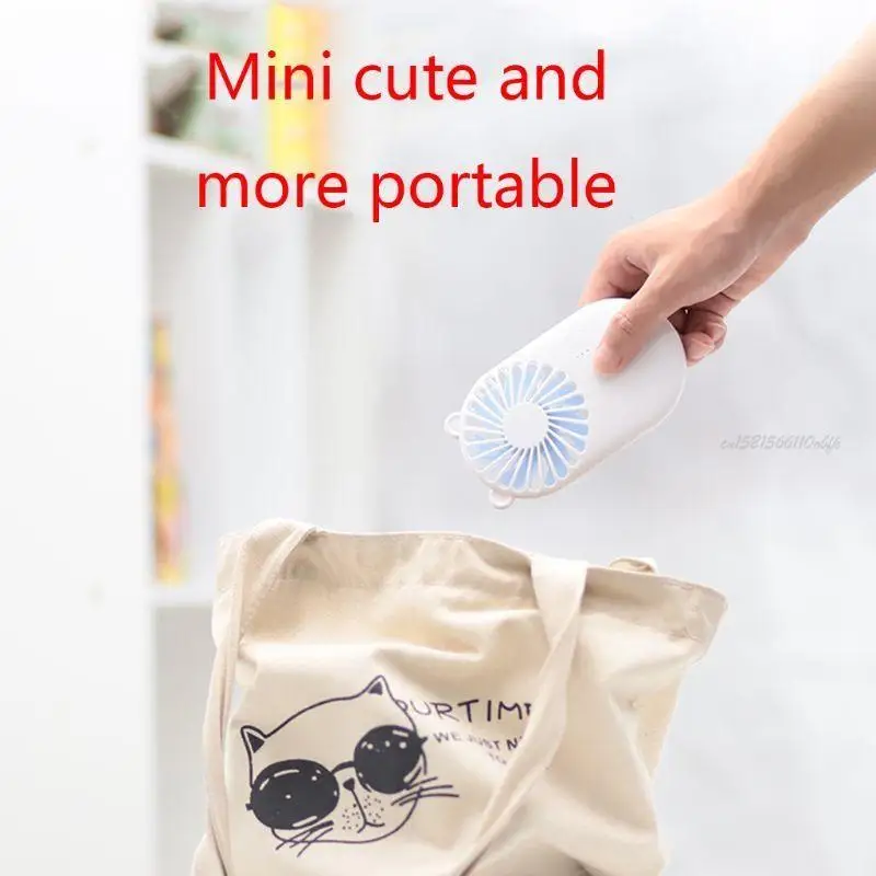 27RB 슈퍼 미니 핸드 헬드 팬 옥외 여행 또는 실내 사무실을위한 휴대용 손