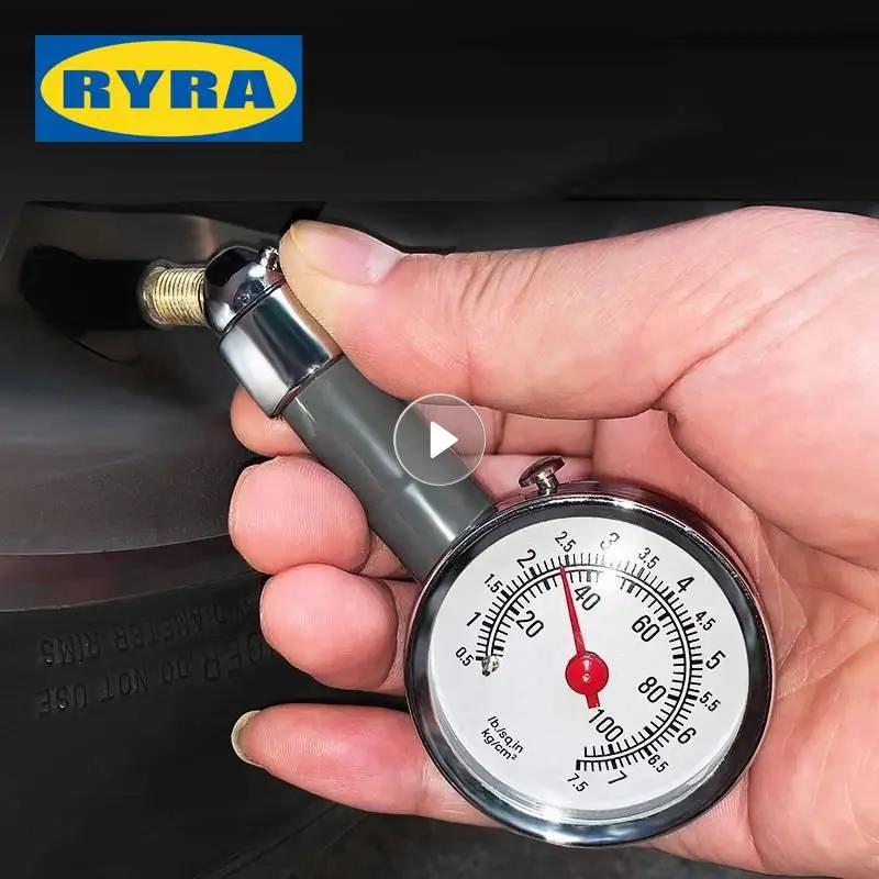 Car Tyre Tire Pressure Gauge Manometer For Car Auto Motorcycle Truck Bike Dial Meter Vehicle Tester Pressure Tyre Measurement