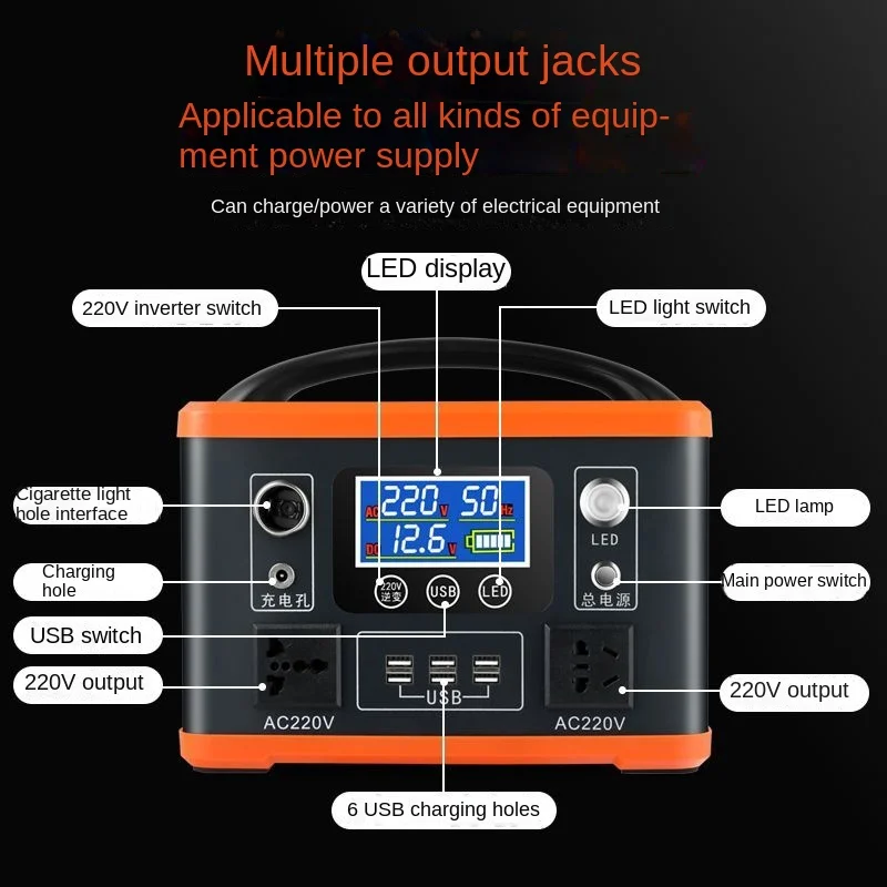 Portable Power Station Emergency Outdoor Home Mobile Power Promotional Electronic Products