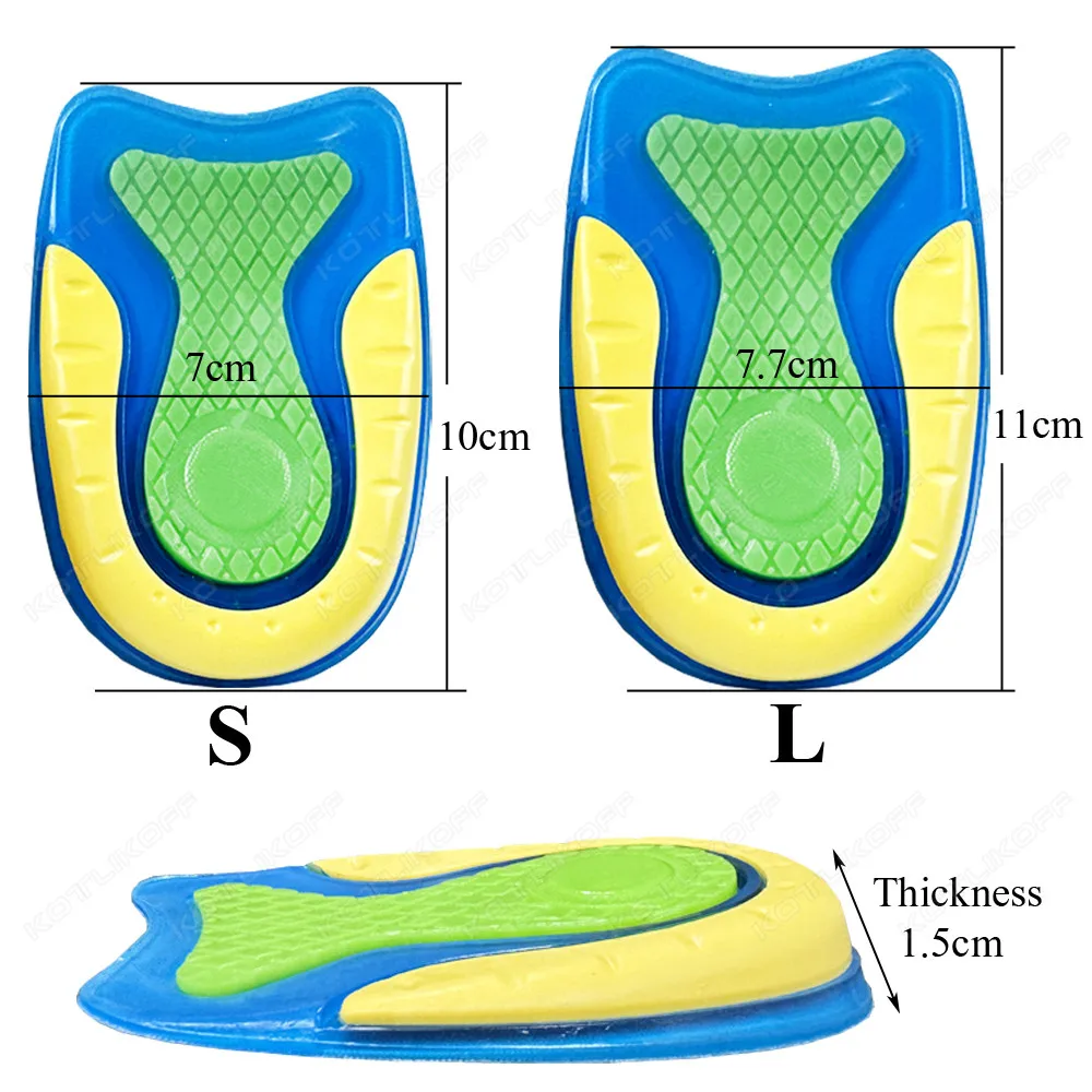 Siliconen Hiel Pad Zool Comfort Hiel Bescherming Pijn Verlichten Botsporen En Tendinitis Speciale Binnenzool Voor Mannen Vrouwen Hiel Pijn