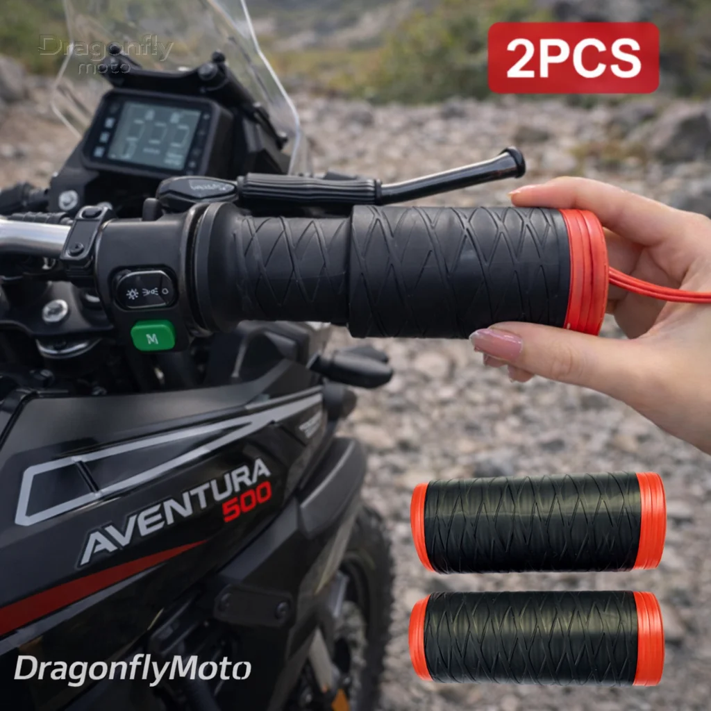 

Motorcycle Silicone Handlebar Cover For RIEJU AVENTURA 500 500I 125 Aventura 125 Self Shrinking Non-Slip Motorcycles Grip Covers