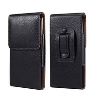 Universal 4.7-6.9 inch Men Phone Pouch Holster For Samsung/iPhone/Xiaomi/Huawei/LG/Nokia/Smartphone Leather Pouch Belt Clip Bag