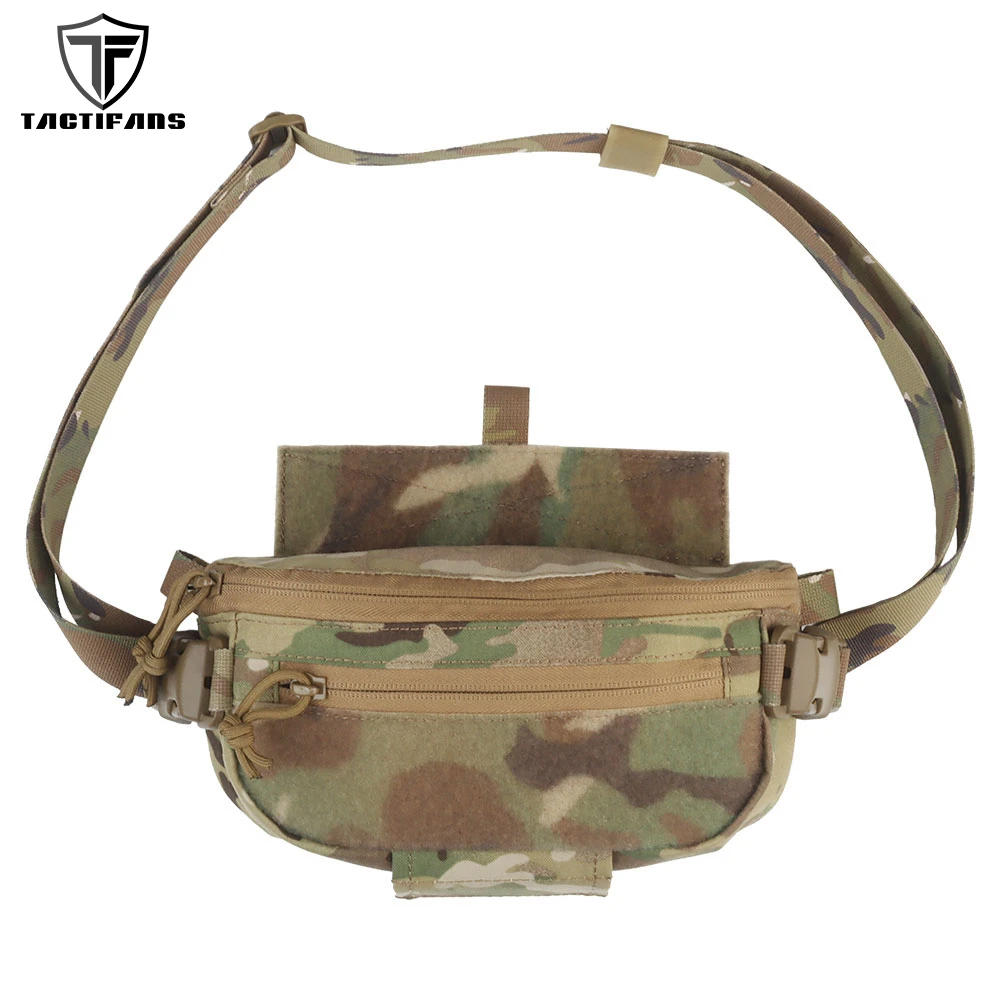 Dual-purpose Drop Pouch Dangler Bag Six Pack Hanger Pouch Multifunction Fanny Pocket With Tourniquet Holder Plate Carrier