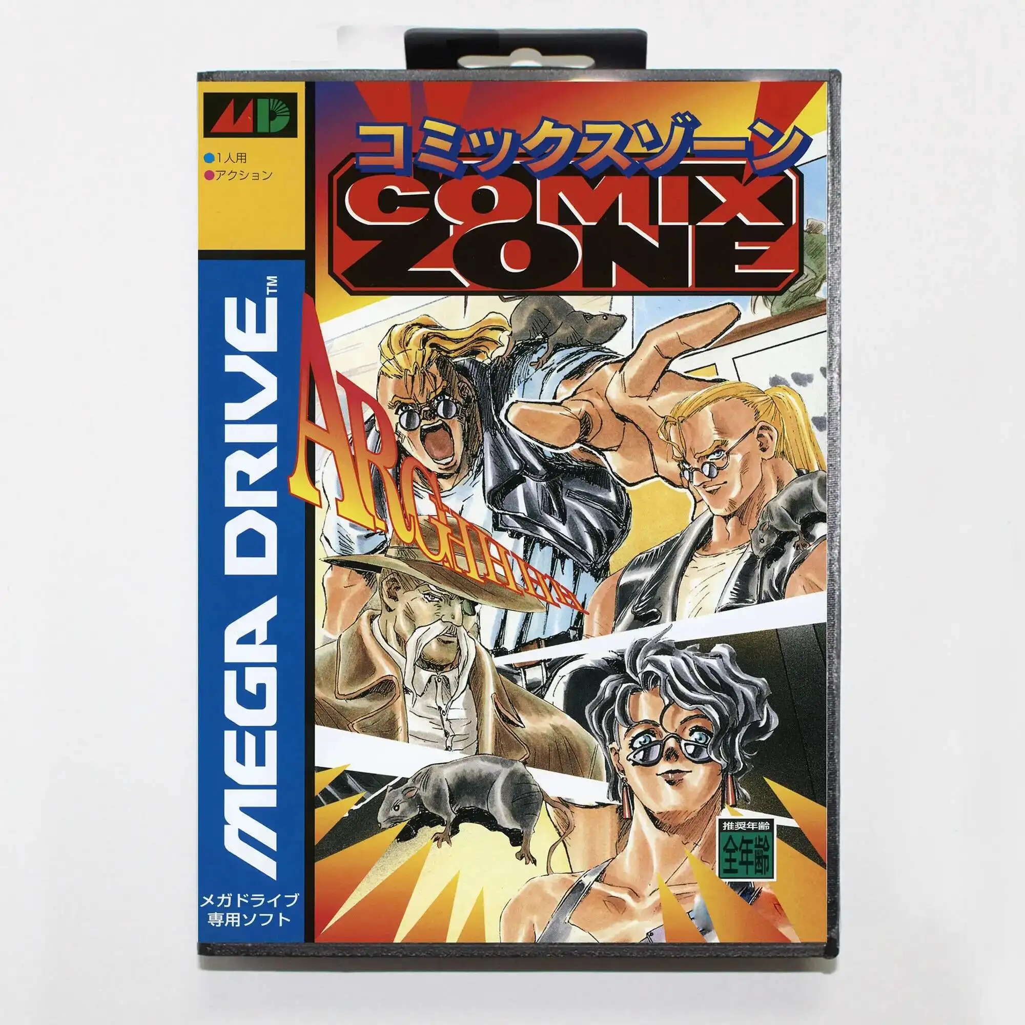 

Hot Sale Comixzone Game Card With Retail Box 16bit MD Cart For Sega Mega Drive/Genesis System