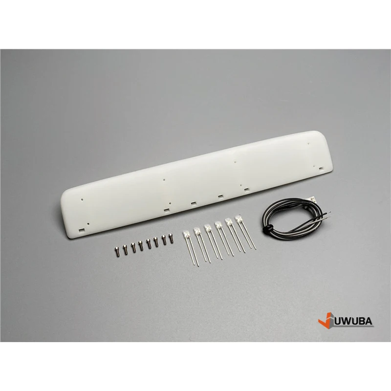 770S メタルバンパースポットライト LED ブラックシルバーアップグレード 1/14 タミヤ RC スカニア 770S リモートコントロールダンプトラックトレーラー部品用