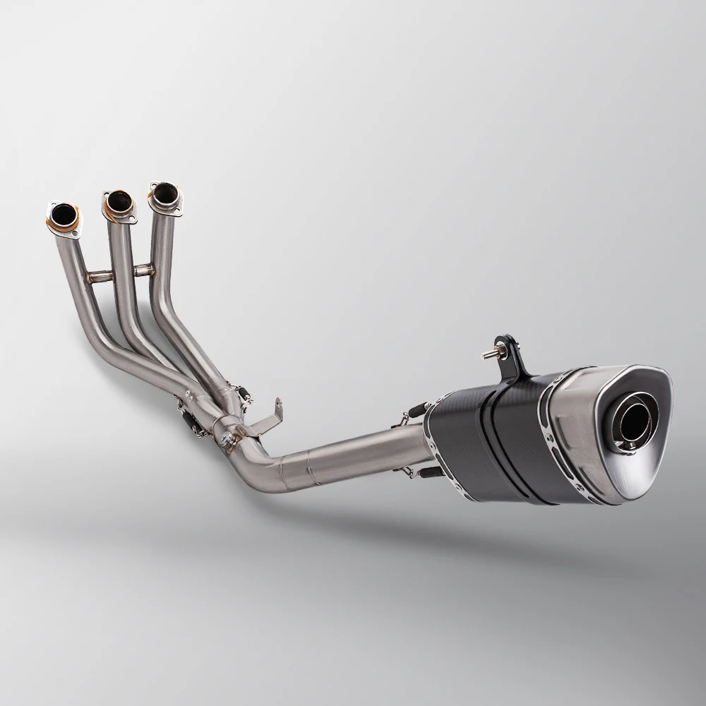 Tracer 9 Exhaust System For Yamaha MT09 MT09SP FZ09 XSR900 2021-2024 Motorcycle Exhausts Pipe Rally Motorbike Manifold Muffler