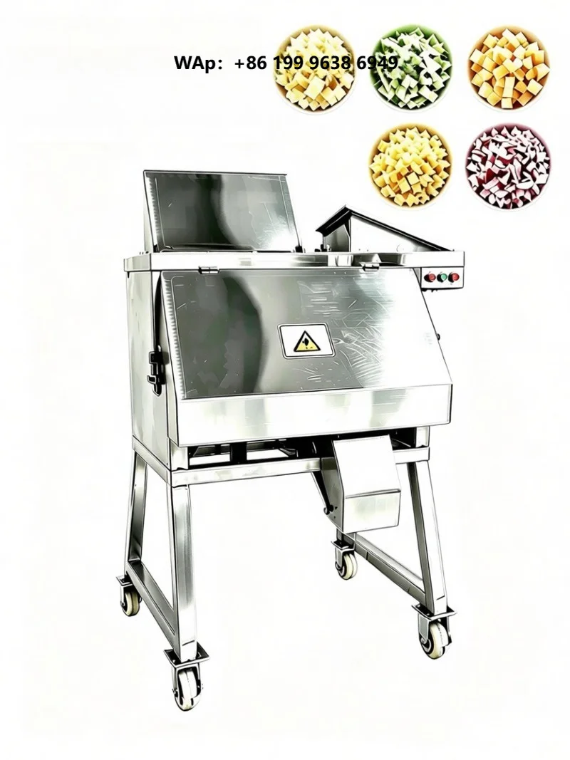 EMIN Food Grade Dicing Machine Multifunctional Mango Ginger Pineapple Potato Cutting Machine Automatic Cutter
