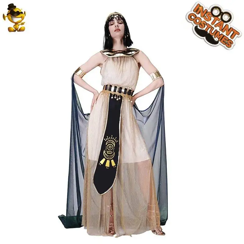 Kostium Królowej na Halloween dla dorosłych, strój na występy taneczne, sceniczny, starożytny, atrakcyjny zestaw Królowej