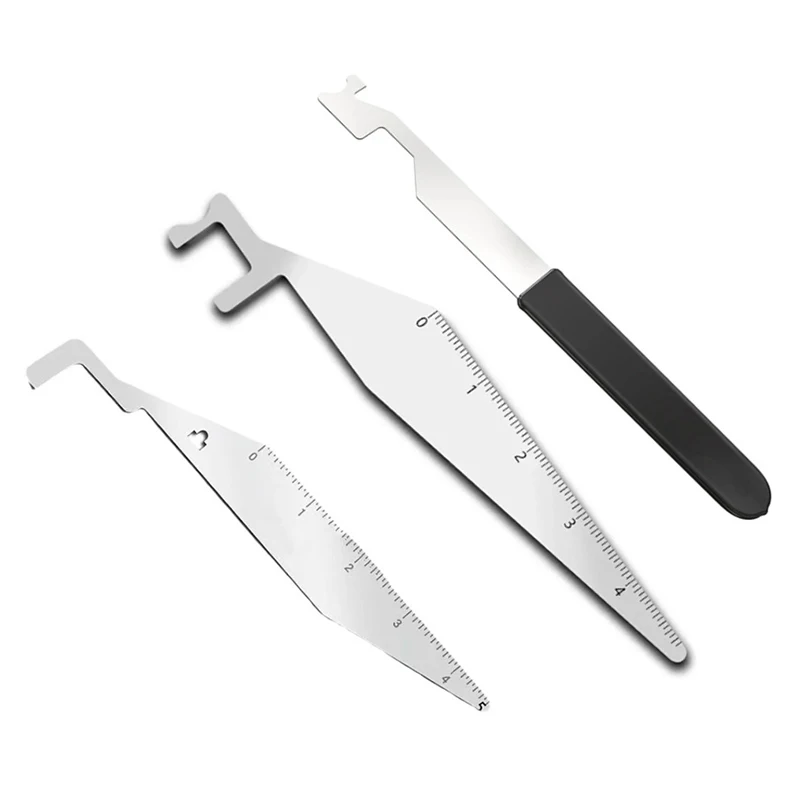 Multi-Purpose Lever Tool Stainless Steel Durable Lock Tool Mini Portable Pry Bar Hand Tool for Firefighter