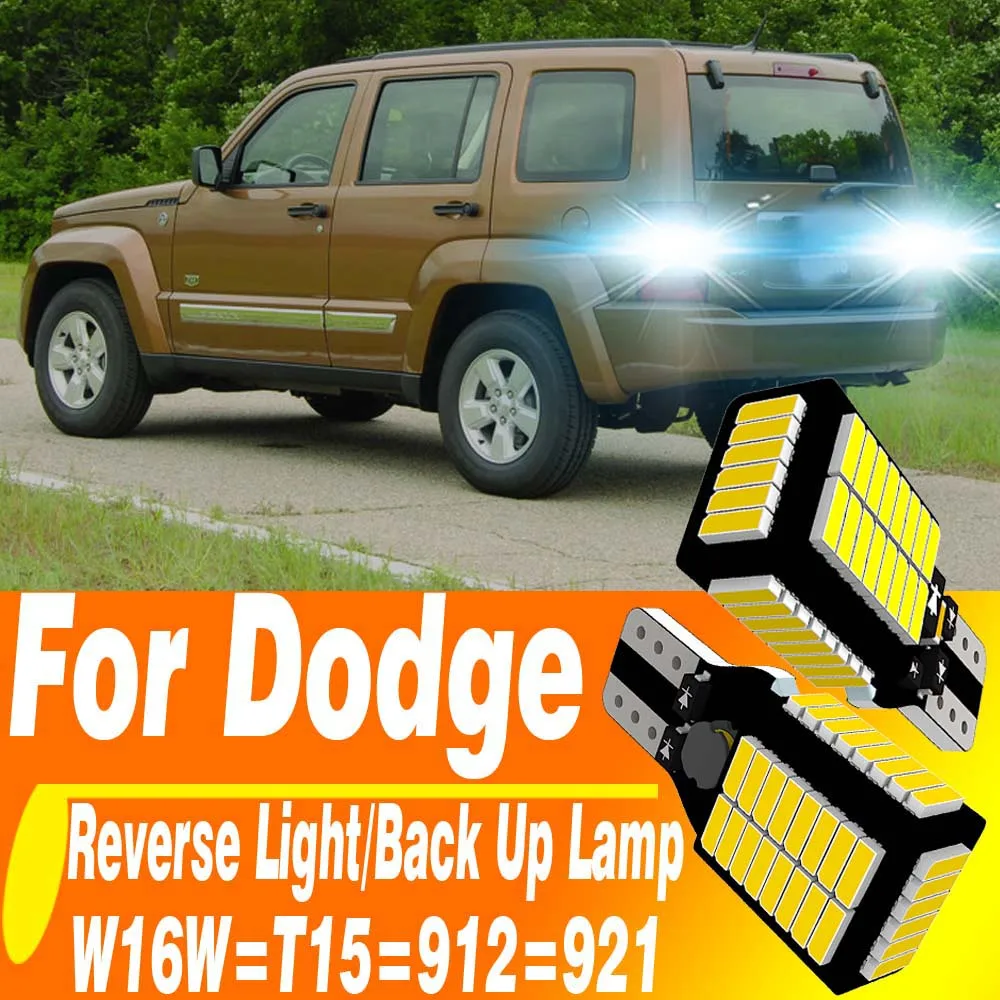 2 stücke W16W Led Canbus Kein Fehler Reverse Licht T15 921 Birne 912 W2,1x9,5 d Backup Lampe Für Dodge Nitro 2007 ~ 2012 Kaliber Durango WD