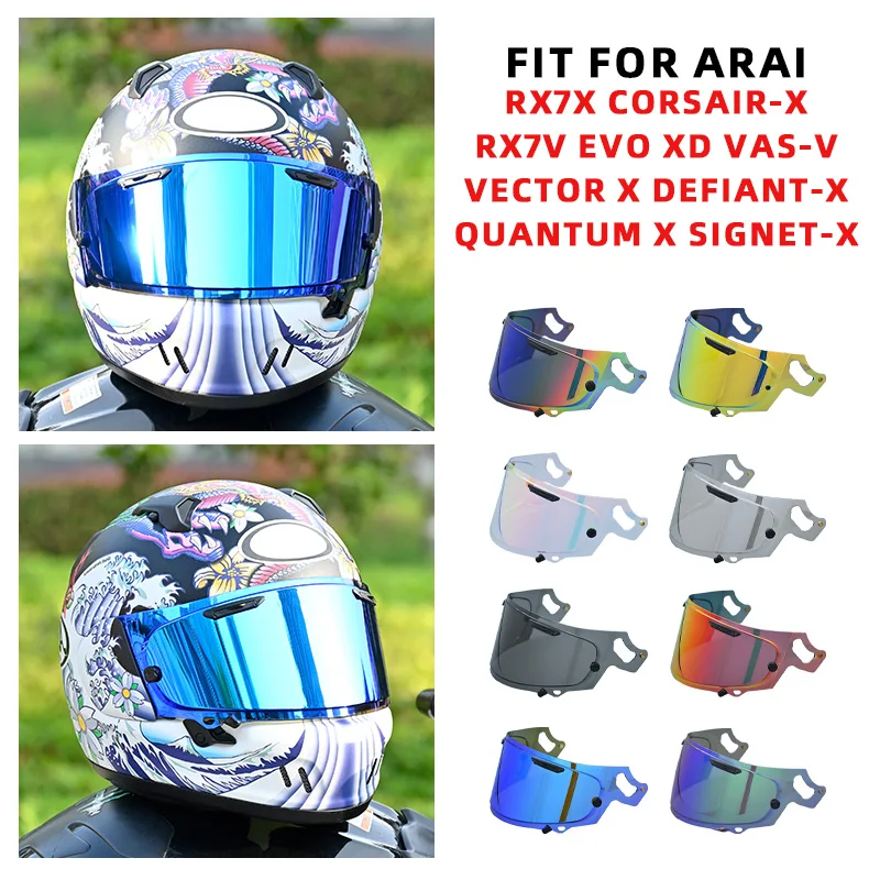 Visor for Arai RX-7X RX7X CORSAIR-X RX-7V RX7V NEO XD VAS-V VECTOR-X Vector X Defiant-X Defiant X Quantum-X Quantum X Signet-X