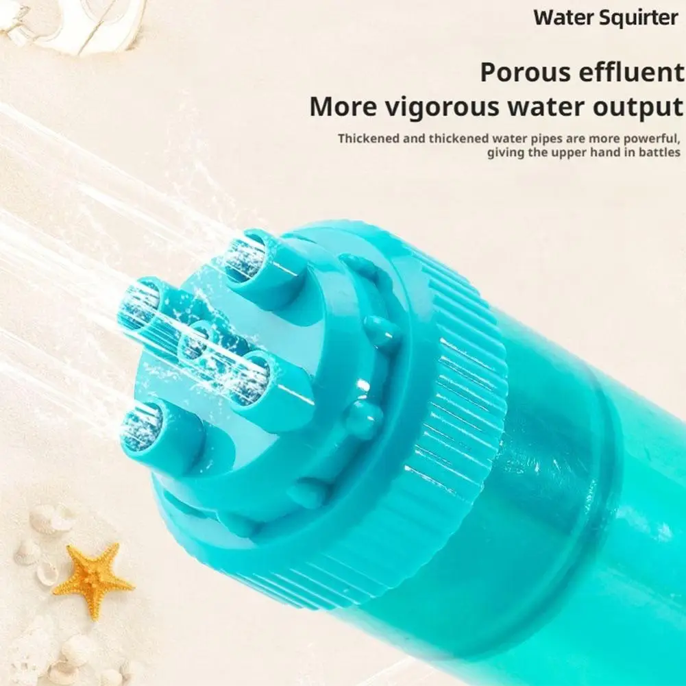 Divertimento all'aria aperta Estate Tirando Tipo Cannone ad acqua Spruzzatore da nuoto Giocattolo Kid Bambino Spiaggia Singolo tubo Uscita acqua Pistole ad acqua Giocattolo ad acqua