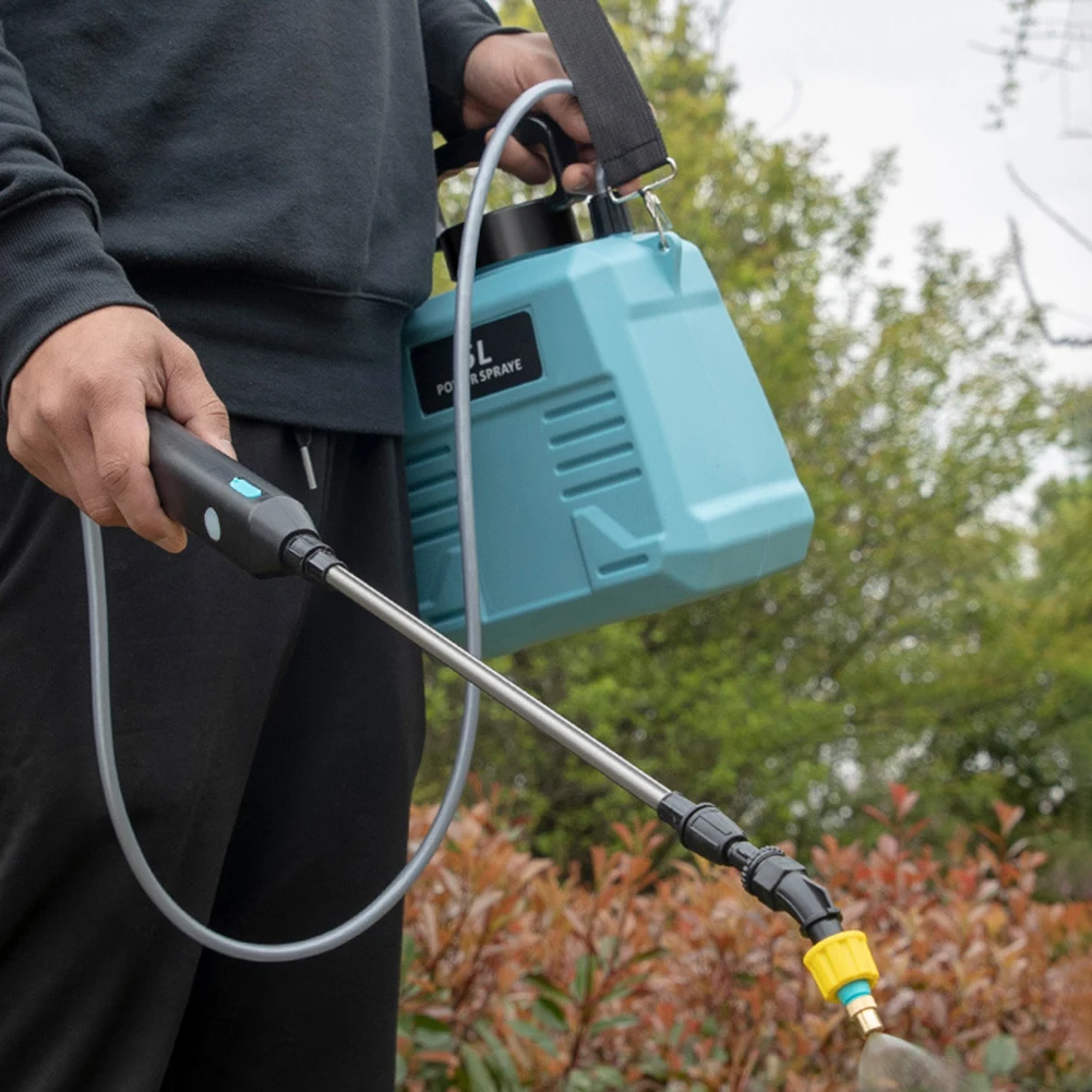 

5/8L Electric Sprayer Rechargeable Plant Sprayer Watering Can With Spray Gun High Pressure Garden Sprayer Irrigation Tools
