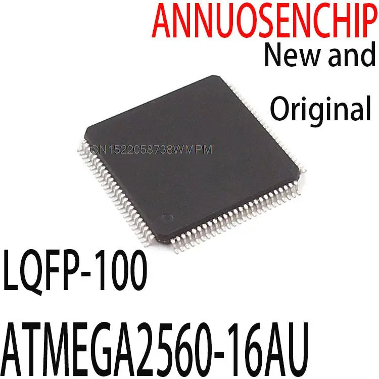 10PCS/lot New and Original ATMEGA2560  ATMEGA2560-16 ATMEGA2560-AU LQFP-100 In Stock ATMEGA2560-16AU