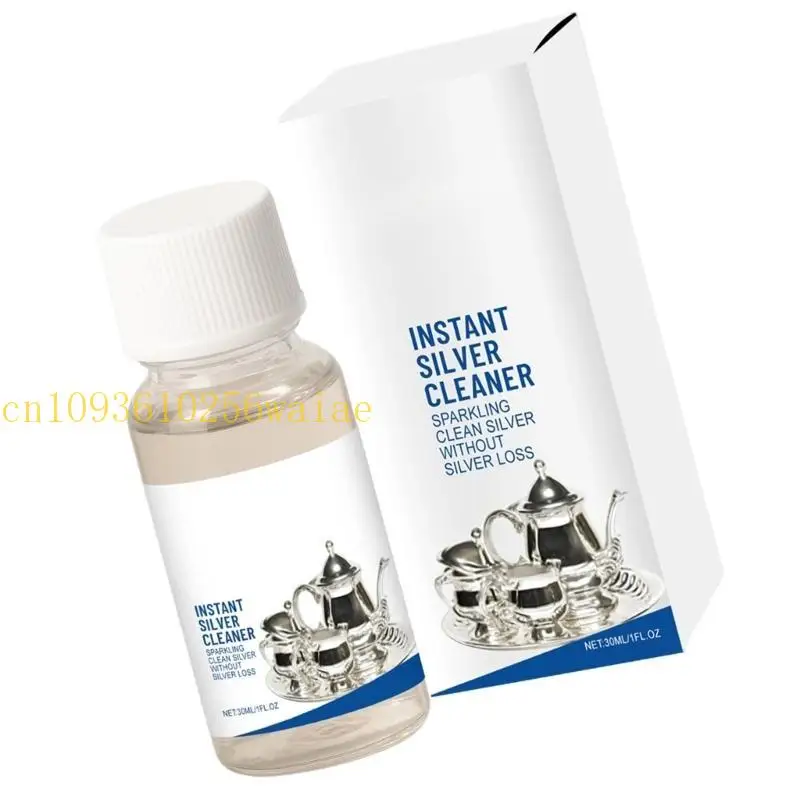 652F Silver Restoration Fluid يعمل على زخارف عملة المجوهرات