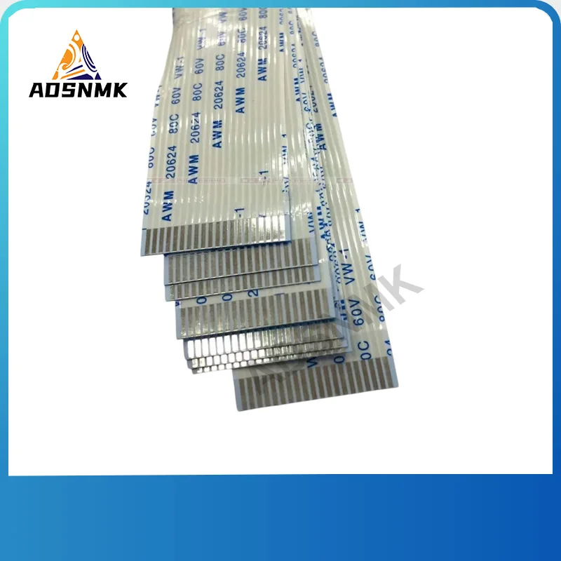 4pcs Printhead Cable 21pins for Epson DX4 Roland XC SC S VP RS540 SJ745EX Mutoh Mimaki JV22 JV3 Inkjet Printer 15.75 inch