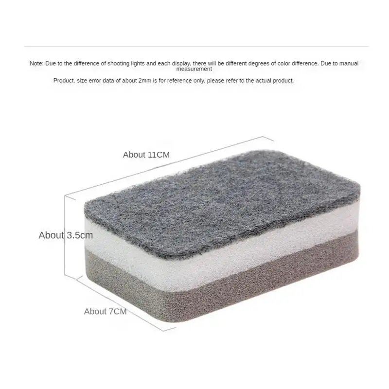 10/30/50PCS Washable Scouring Pad Water Absorption Lasting Stain Removal Best Seller Thickening Highest Rated