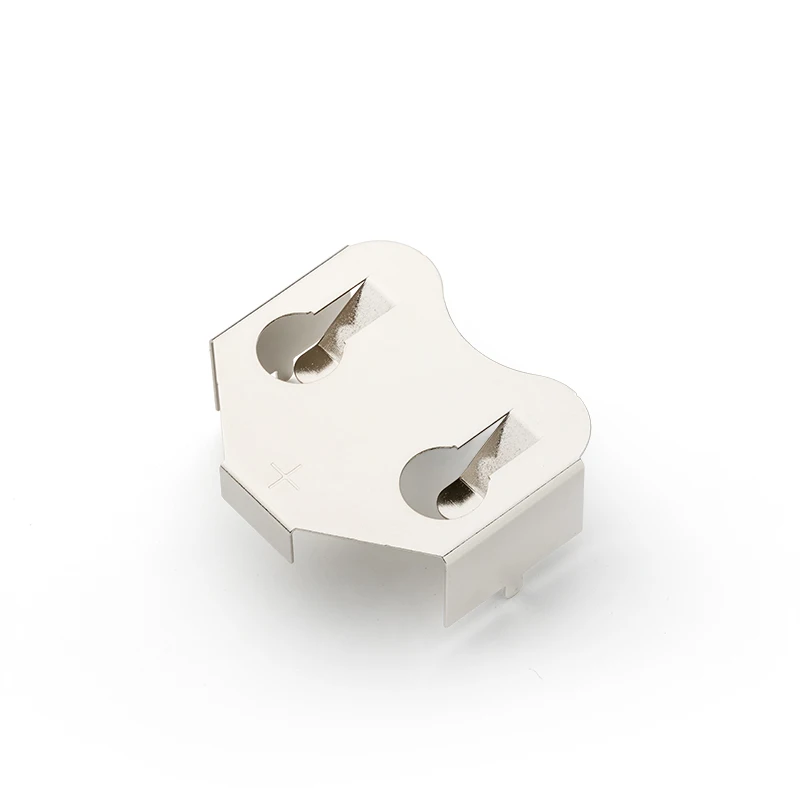 3V Coin Cell CR2477 Battery Retainer Clip THM DIP Metal CR2477, DL2477 Battery Holder CCR-2423-NI