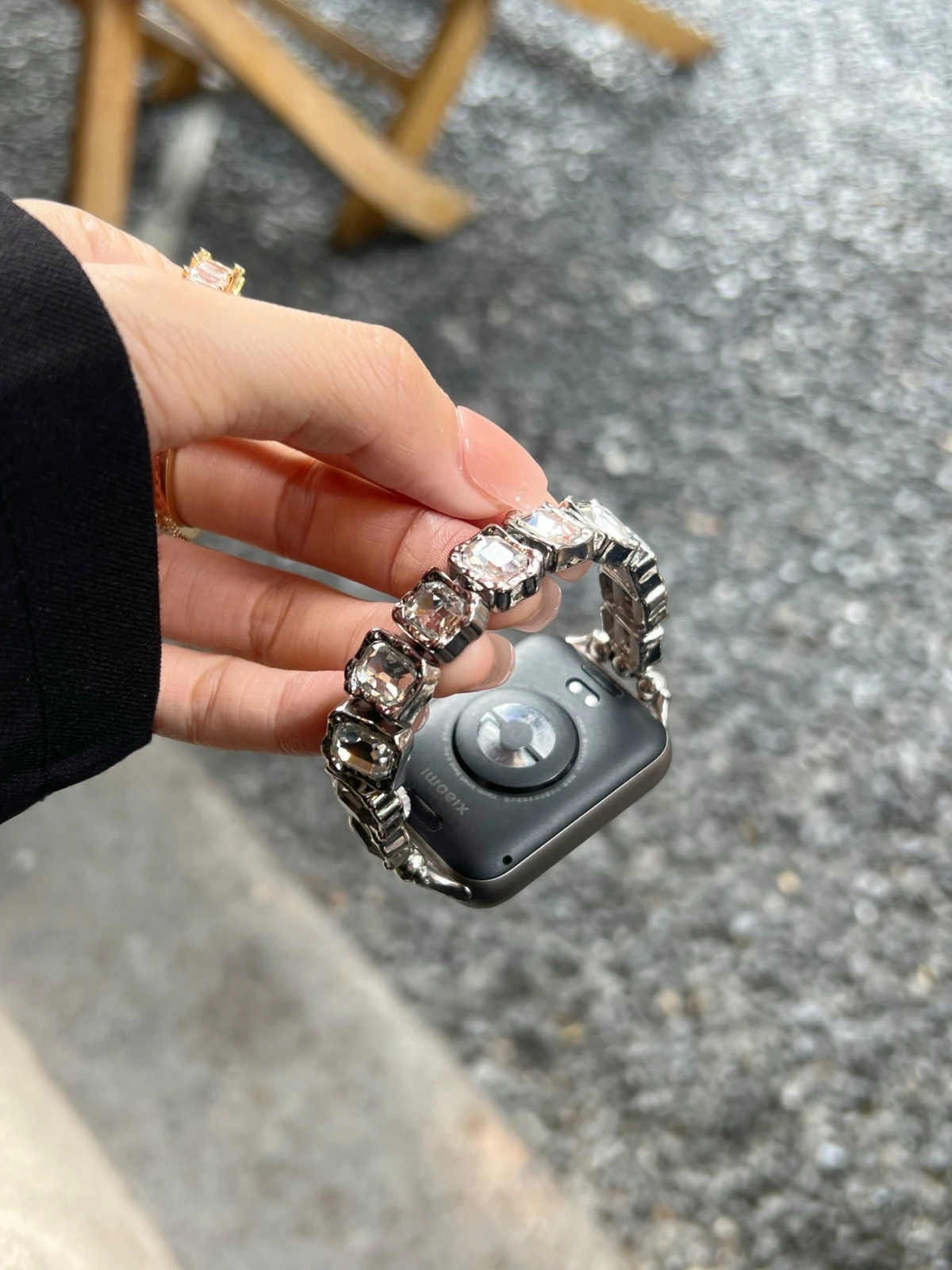 

Crystal square diamond elastic rope strap suitable for use Xiaomi Band 8Pro/9Pro，For Mi band 3/4/5/6/7，8/8NFC/9/9NFC/10/10NFC，Fo