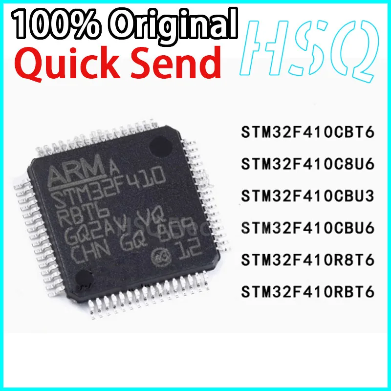 STM32F410CBT6 C8U6 CBU6 CBU3 R8T6 RBT6 RBT7 TBY6 New Original 8-bit Microcontroller MCU Integrated IC Chip in Stock 1PCS