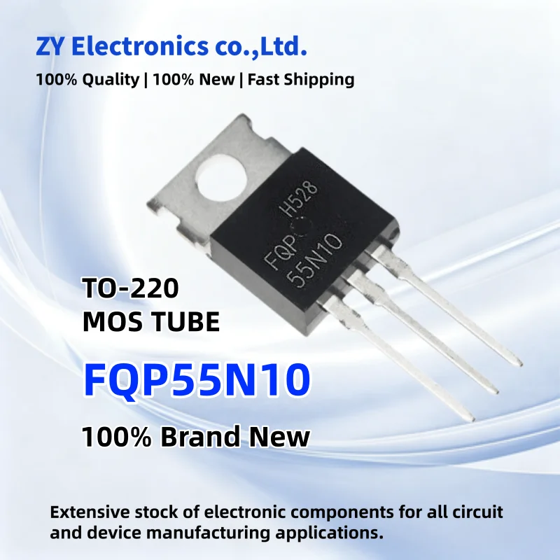 10-30PCS Brand New FQP55N10 55N10 TO-220 N-channel MOSFET Field-effect Transistor