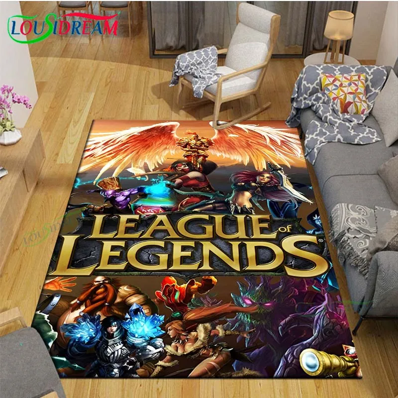 

Game League of Legends Carpets Children's Room Bedroom Becoration Living Room Decoration Carpets for Anime Rug Area Rug Home