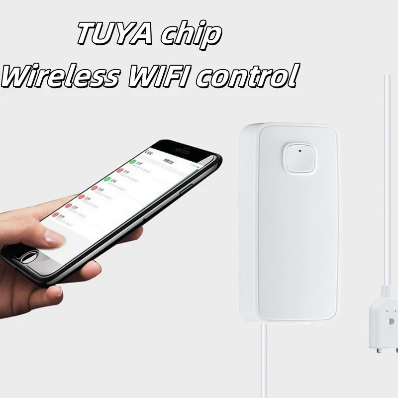 Tuya Smart Flood Leakage Sensor Remote Monitor WiFi Water Overflow Level Detector Water Leak Sensor Security Sound Alarm System
