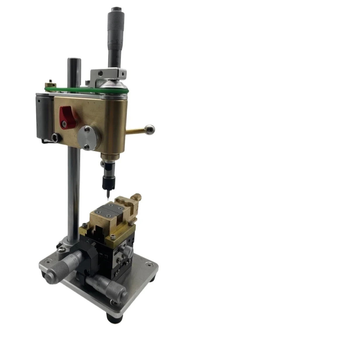 High-precision bench drill has an error of 0.01 μm,  high speed of the watch repairman's sanitary drill for punching is 9500