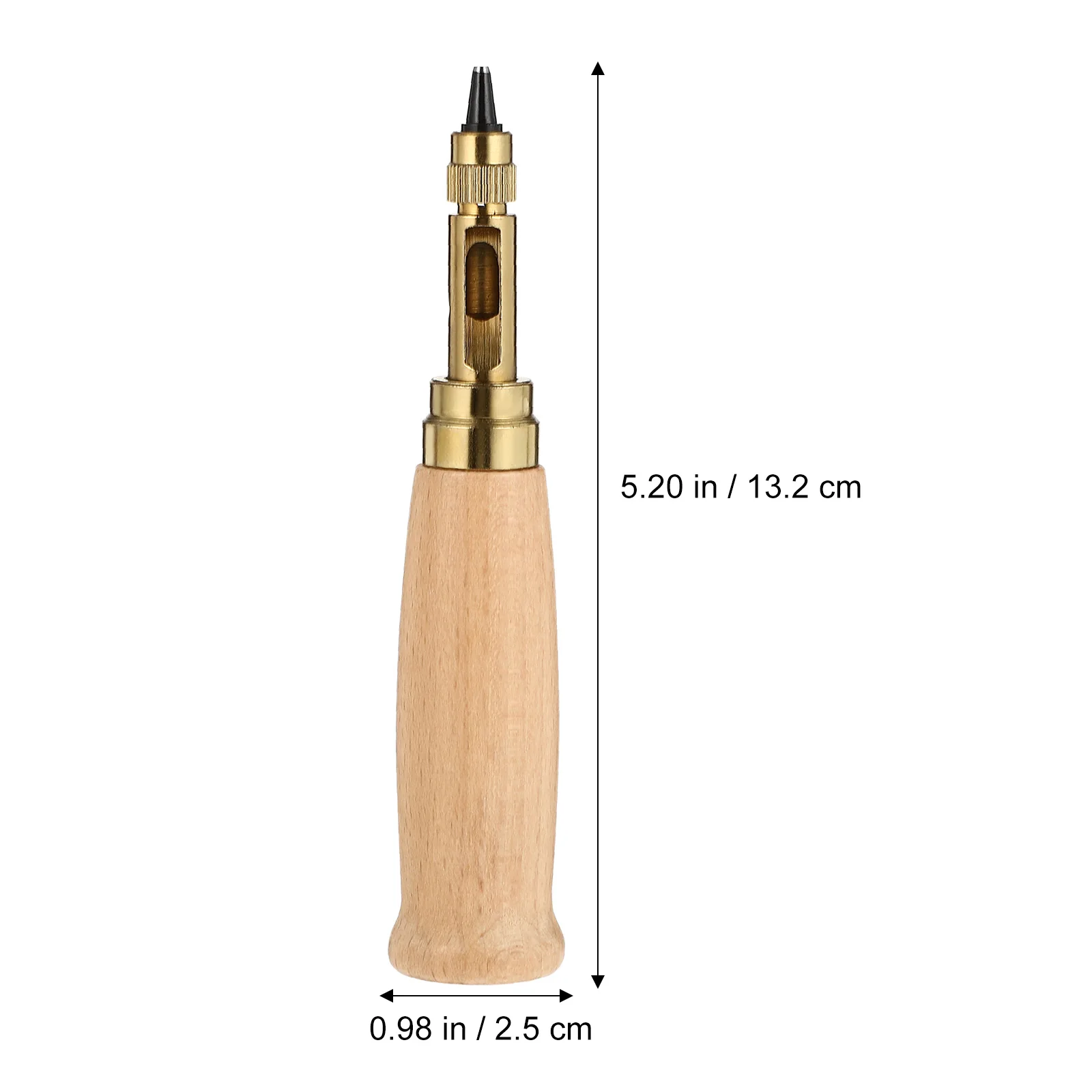 

6pcs Punch Tool Alloy Steel 1.5Mm 2Mm 2.5Mm 3Mm 3.5Mm 4Mm Hole Size Durable For Craft Clothing Handbags Canvas Webbing