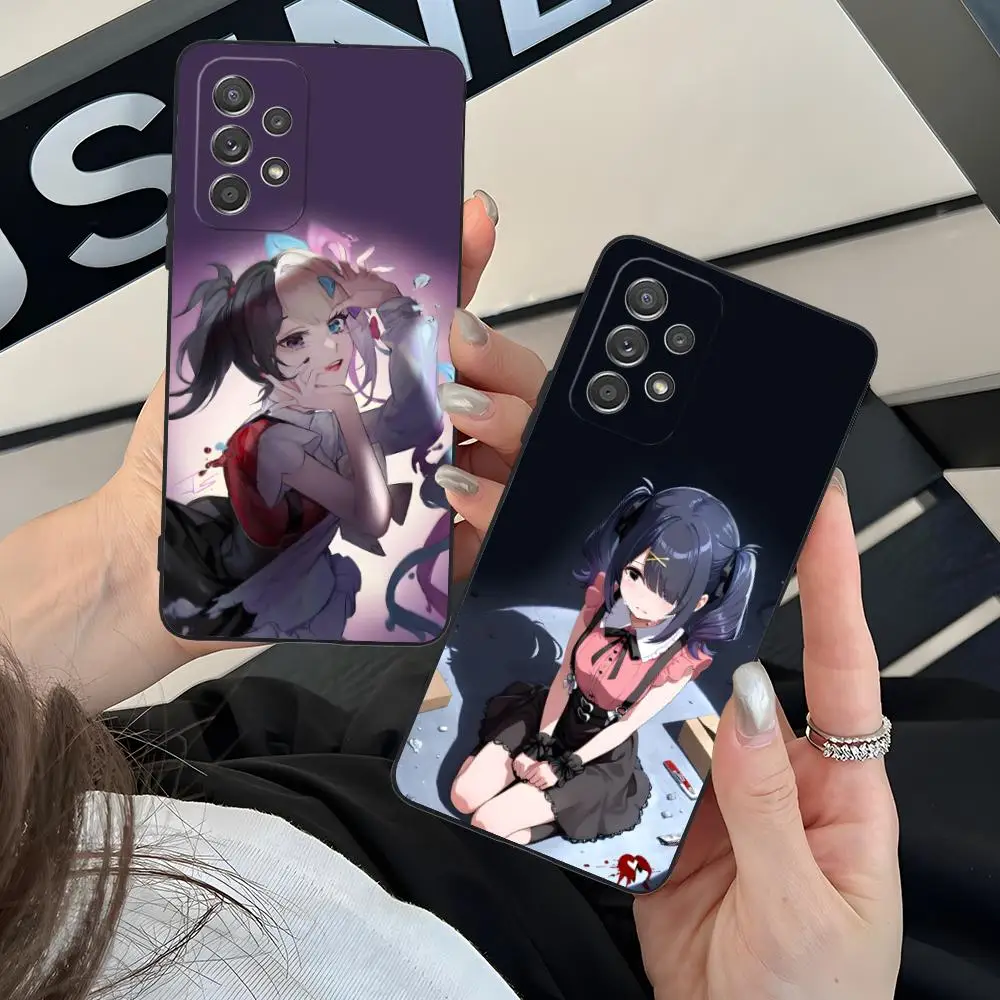 

Needy Girl Ame-chan Rain Phone Case for Samsung Galaxy A73 72 71 70 56 55 54 53 52 36 35 34 23 16 15 5G Colour Printing Luxury