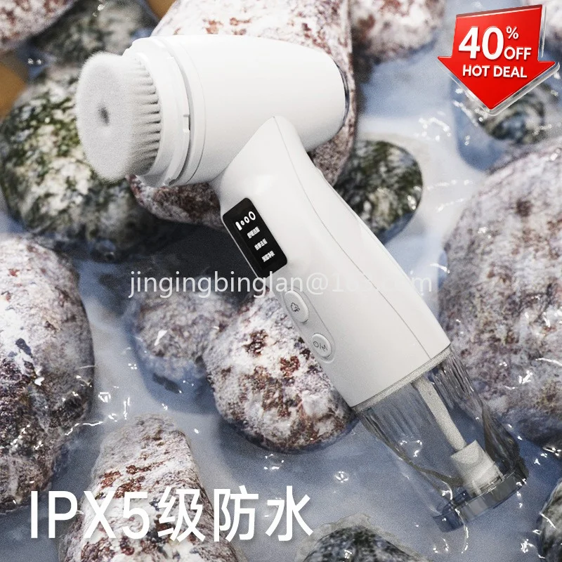 Manufacturer-supplied automatic foaming facial cleanser, cleanser, face brush, facial electric massage tool