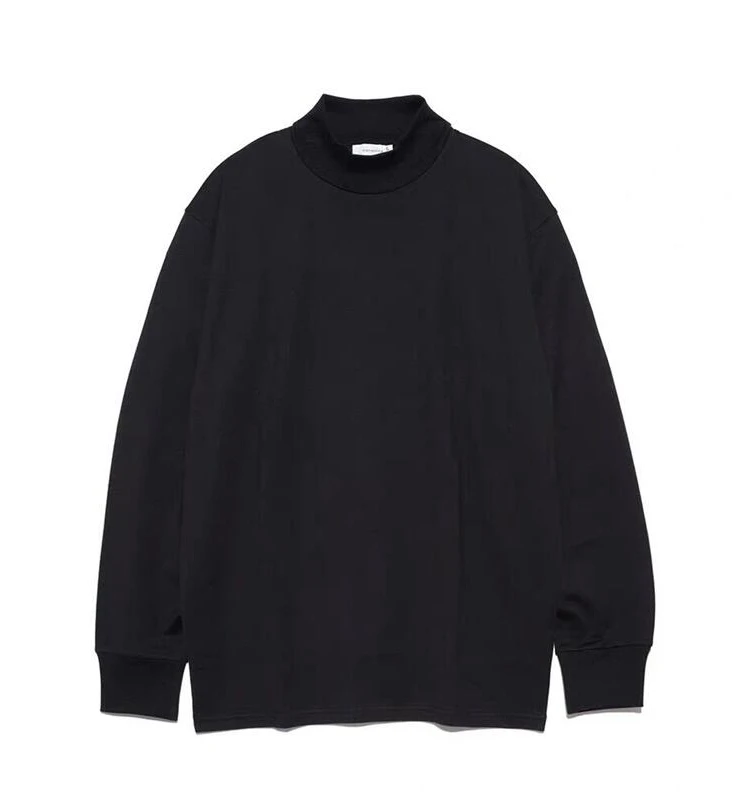 

Nanca L/S Mo Ne Повседневная однотонная футболка Long Sve Удобная дышащая модная осенняя молодежная футболка свободного покроя